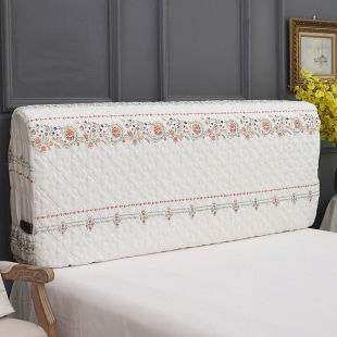 公主风床头套子防尘罩子床头盖巾简约时尚 2021新款 全包床m头罩