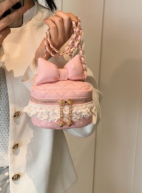 儿童包包2d024新款网红洋气女童公主宝宝零钱包洋气小女孩斜挎包