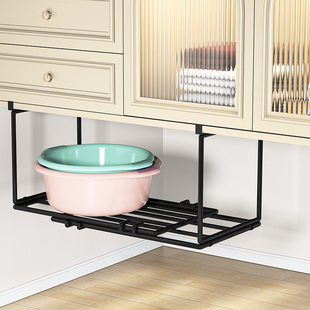 浴室柜下脸盆架卫生间悬挂式脸盆置物架H空间利用神器洗脸盆收纳