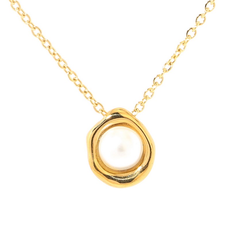 保真速发小众冷淡风珍珠r项链女夏锁骨链轻奢气质吊坠不掉色轻奢