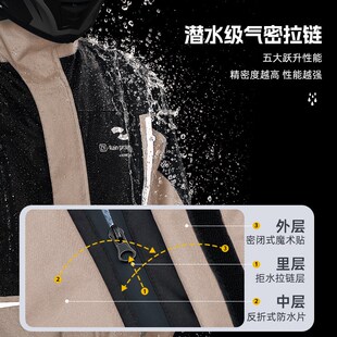 成人全身防暴雨级外卖骑手冲锋衣分体 摩托车雨衣e骑行服机车男款