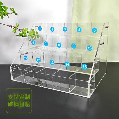 亚克力透明药品整理架医院阶梯架