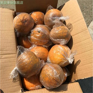 当季胡柚产地浙江常山正宗丑难看带花斑麻点新鲜 微苦柚子10斤装
