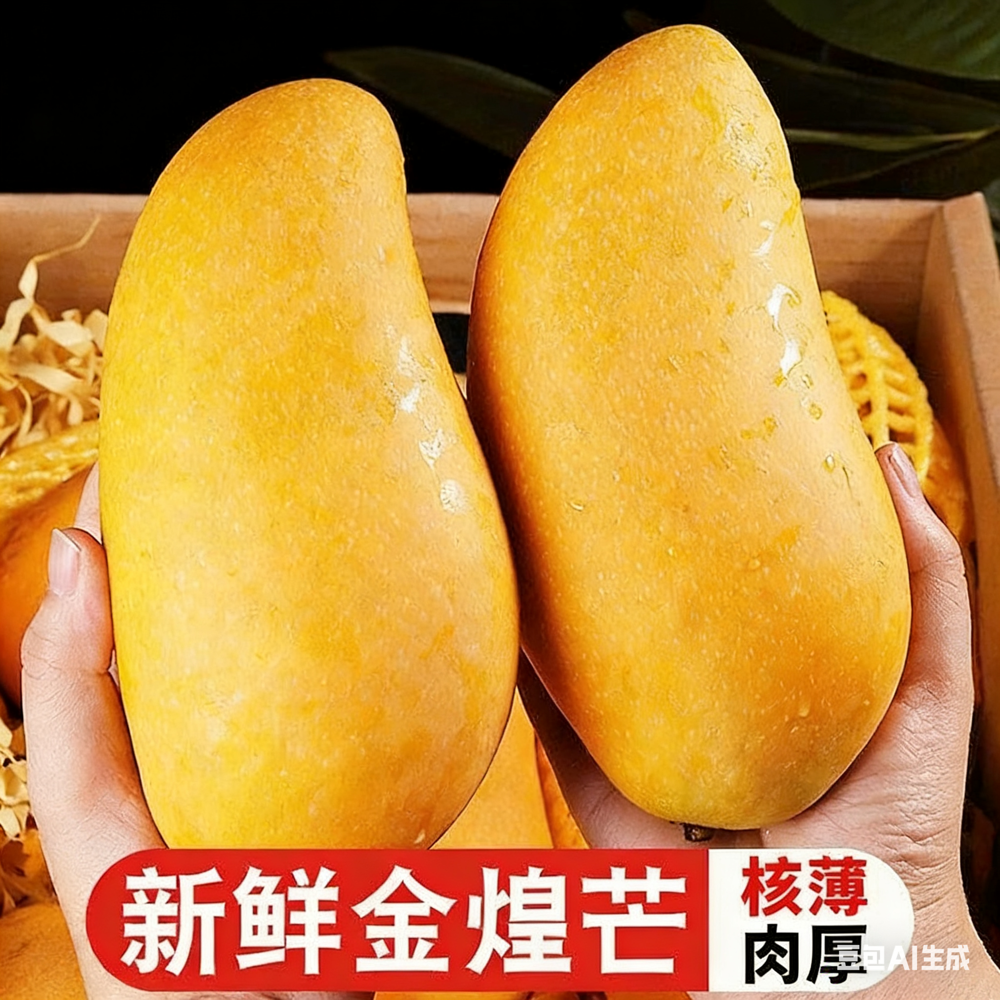 海南金煌芒果新鲜8斤水果特产整箱包邮当季水仙芒现摘大果