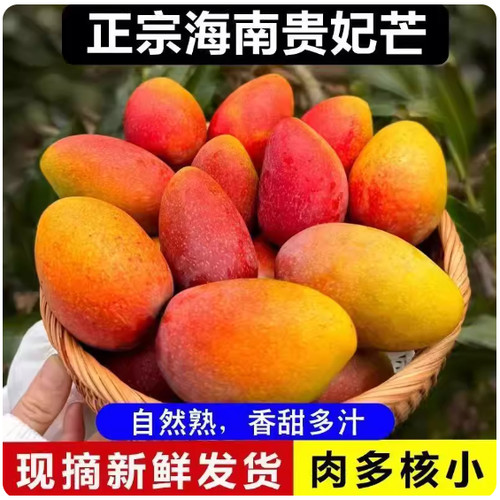 海南贵妃芒10斤芒果新鲜水果当季整箱树上熟