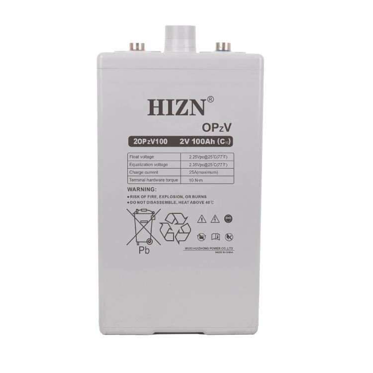 管式胶体蓄电池OPZV2V100AH光伏电信蓄电池IEC标准汇众电池