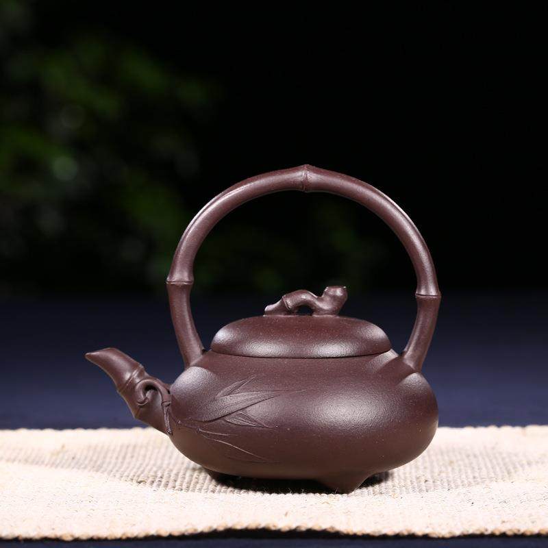 提梁壶宜兴紫砂壶原矿紫泥茶壶汉堂纯手工茶具手提泡茶壶,鲜花速递/花卉仿真/绿植园艺,割草机/草坪机,淘宝优惠券,粉丝福利购,淘宝优惠卷