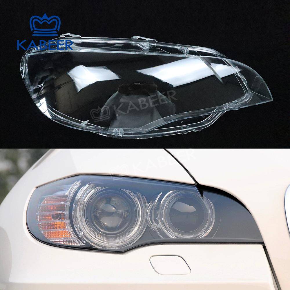 适用于08-14款宝马X6E71前大灯灯罩面罩灯壳灯面