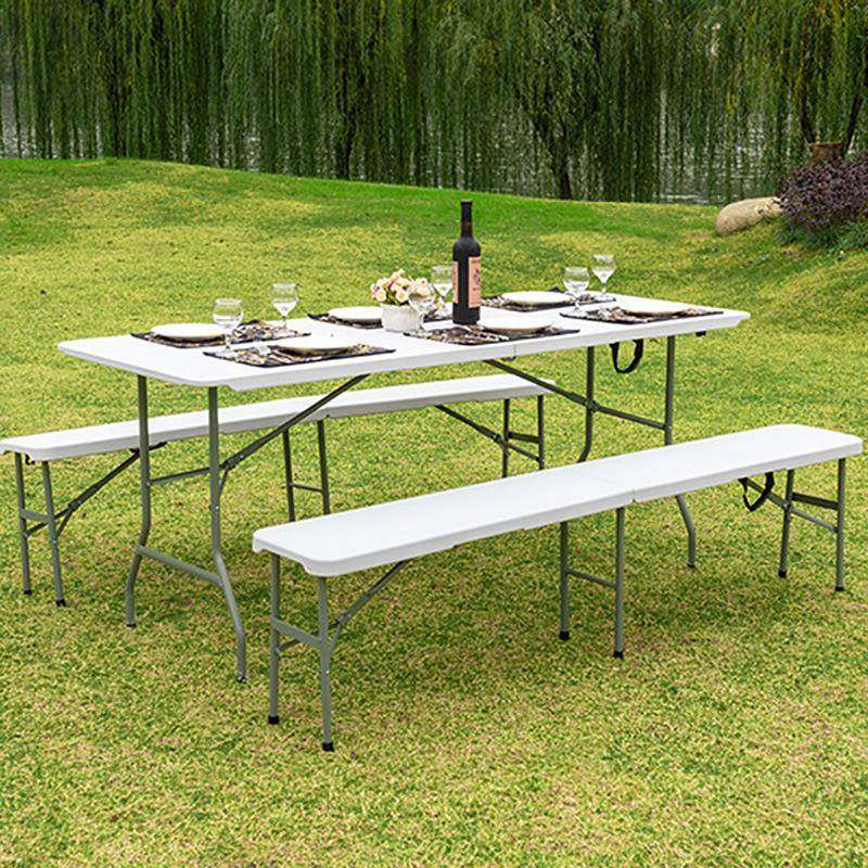 Z183+ZD183便携长条桌餐桌培训会议吹塑折叠桌摆摊桌户外折叠桌