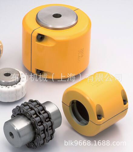 KC型滚子链链条联轴器黄色罩壳KC-8020上海布勒椿本米思米胀紧套