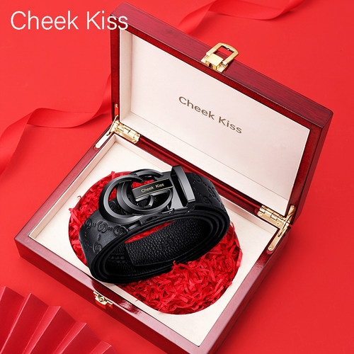 CheekKiss男士自动扣皮带新款