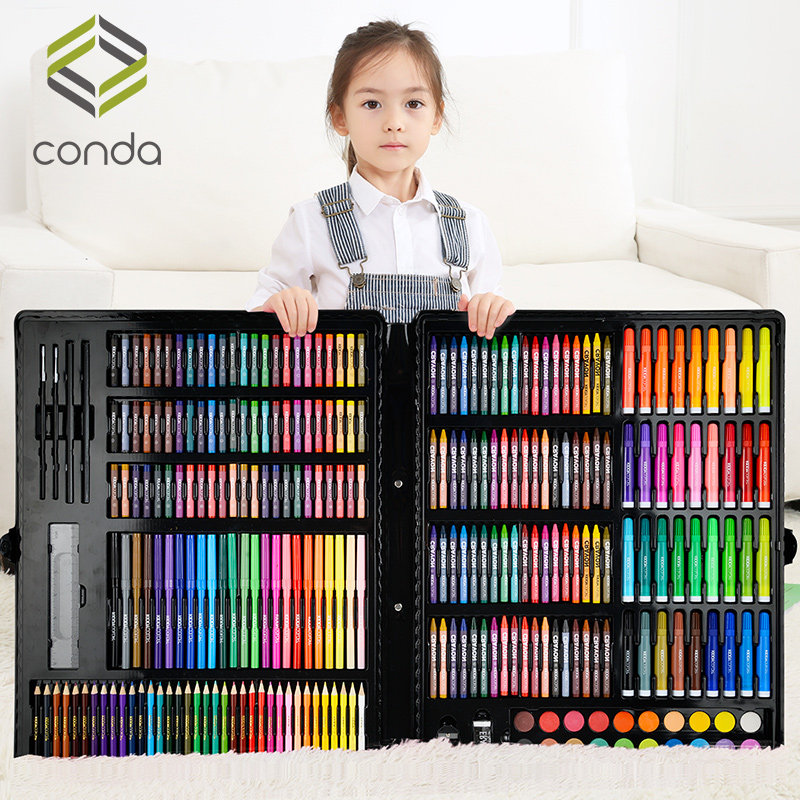 儿童绘画套装礼盒画画工具组合小学生水彩笔画笔美术幼儿园礼物