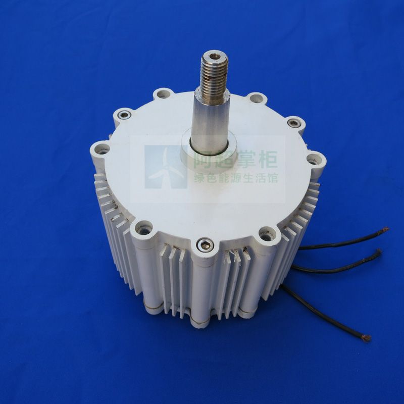 低扭矩永磁600W三相风力发电机 风力发电专用 超低速发电24V/12V