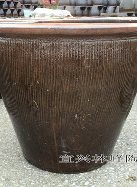 宜兴陶器  250斤水容量 粗陶水缸 腌肉 腌菜陶缸 瓦缸