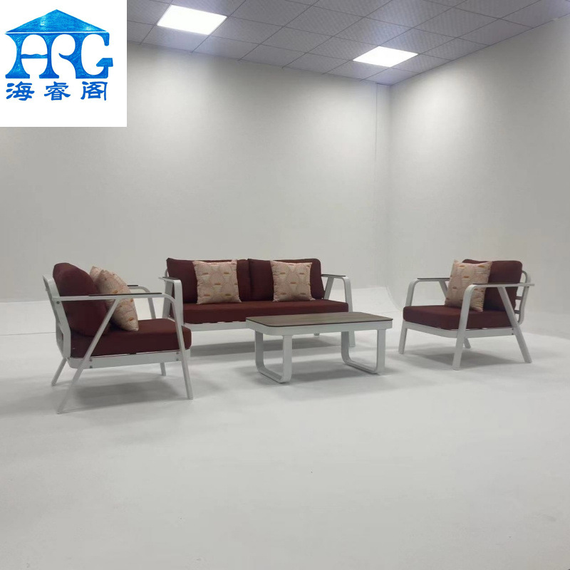 户外咖啡厅沙发洽谈影楼休息区售楼处谈判接待休闲北欧奶茶店桌椅