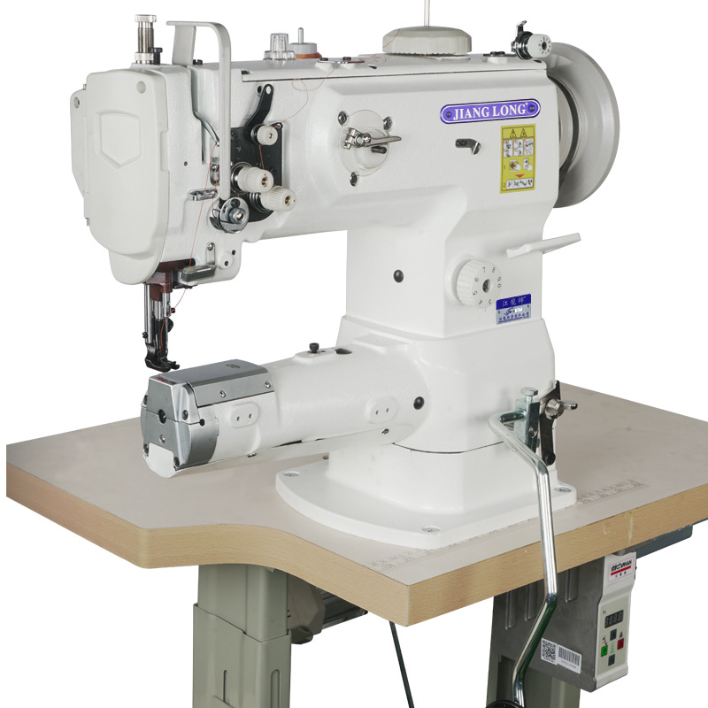 1341重机款大嘴高头车箱包手袋用工业缝纫机高效重工商用双针机