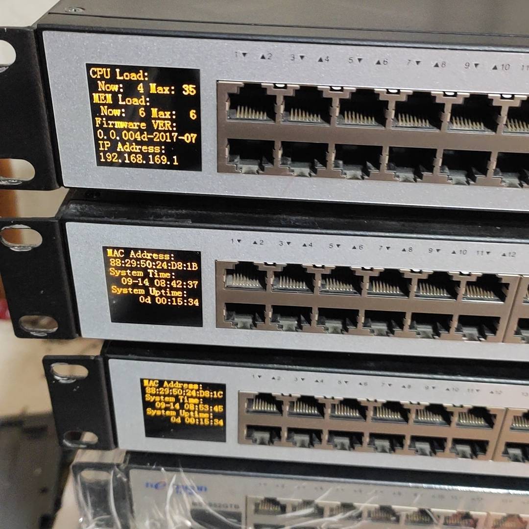 议价网月2952万兆交换机 支持wed,vlan  48电适用