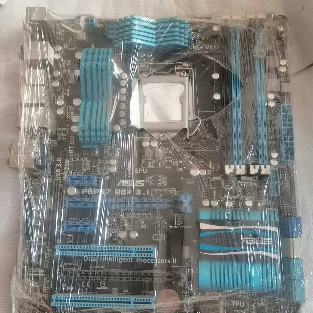 议价华硕P8P67 PRO REV 3.1主板 带挡板 成色适用