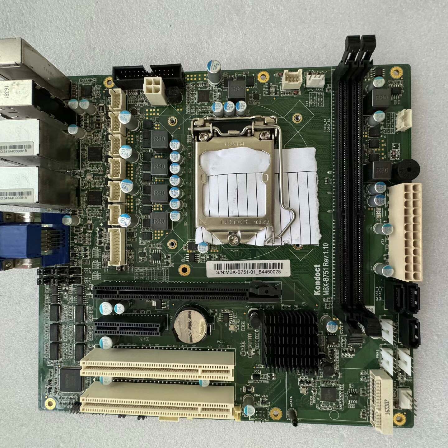 议价Kondo工控主板MBX-B751 Rev:1.10适用