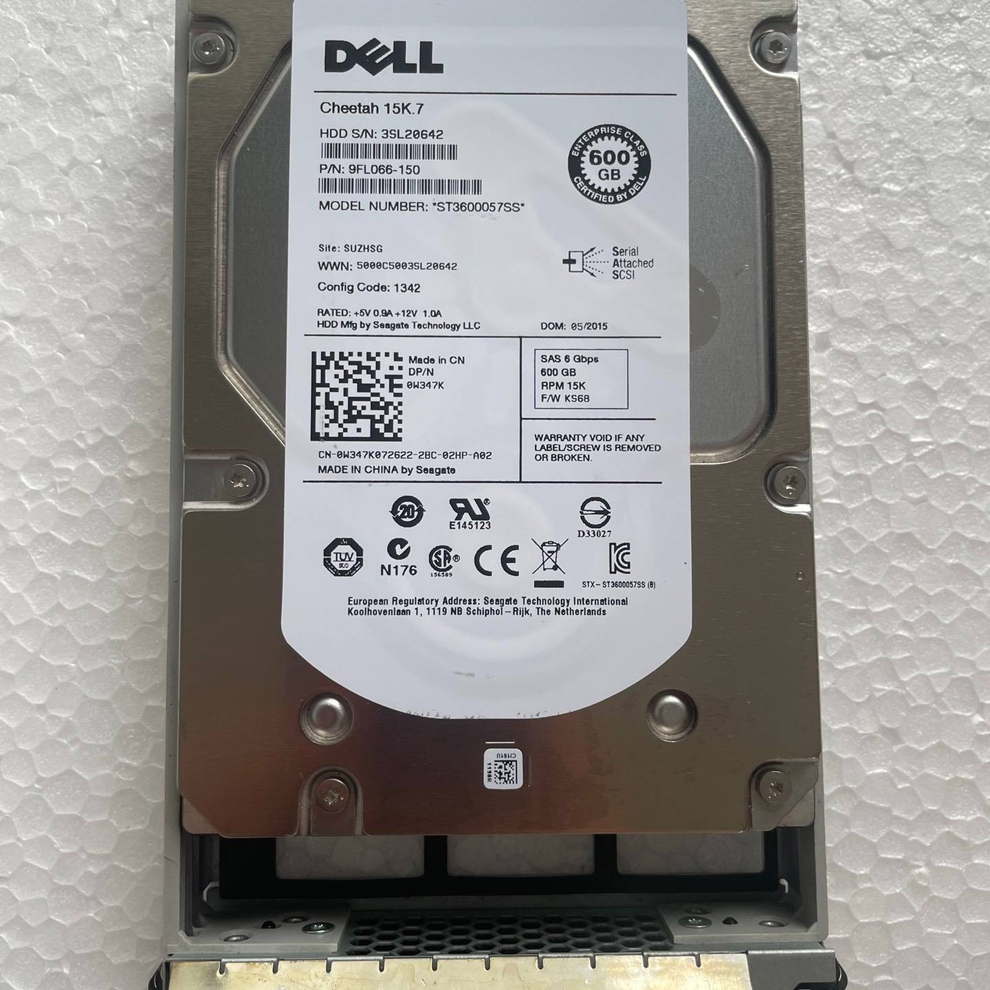 议价DELL 600G 15K.7 9FN066-150适用