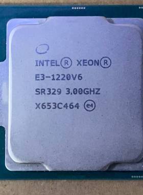 议价E3-1220V6cpuSR329主频3.0成色新，适用