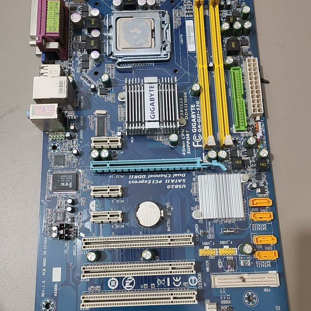 议价[1]技嘉主板GA-G31-S3G主板，测试好发适用