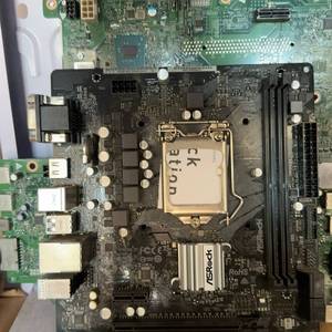 议价华擎 h410m-hvs  20cmx19cm，仅支持10代适用