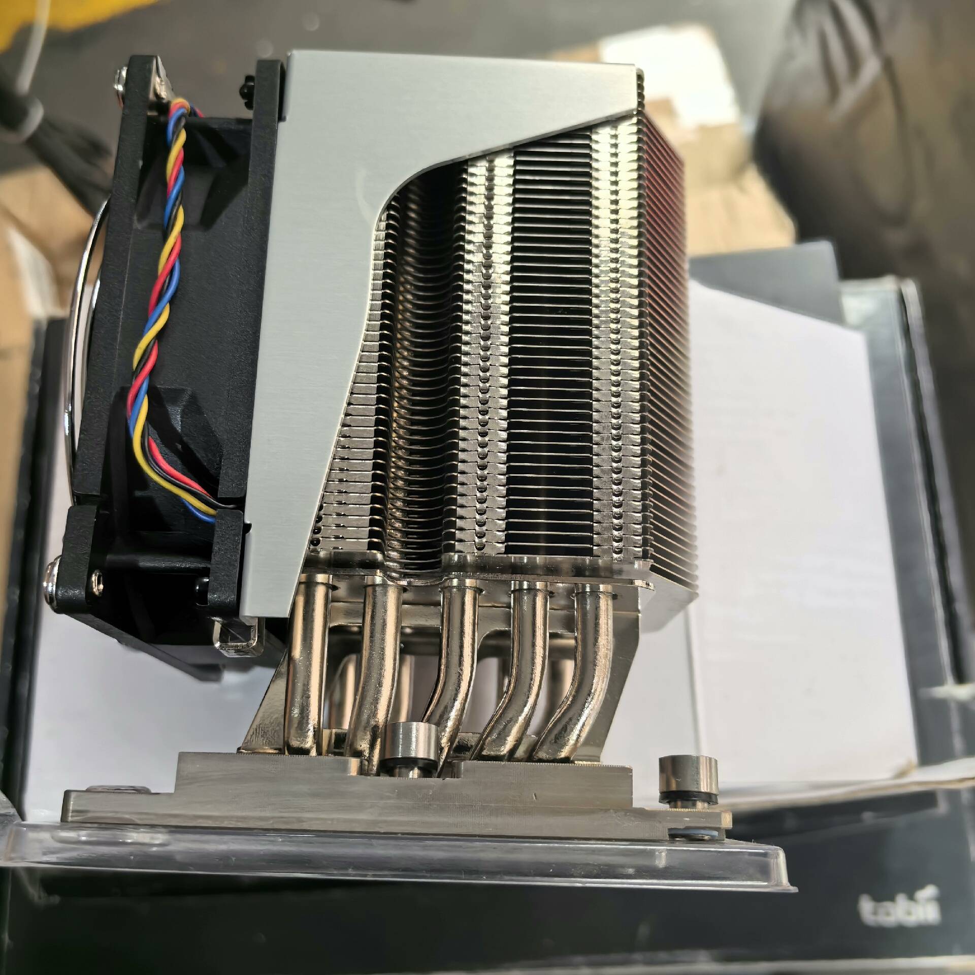 议价A3647正方形4U散热器5热管主动CPU金钱适用