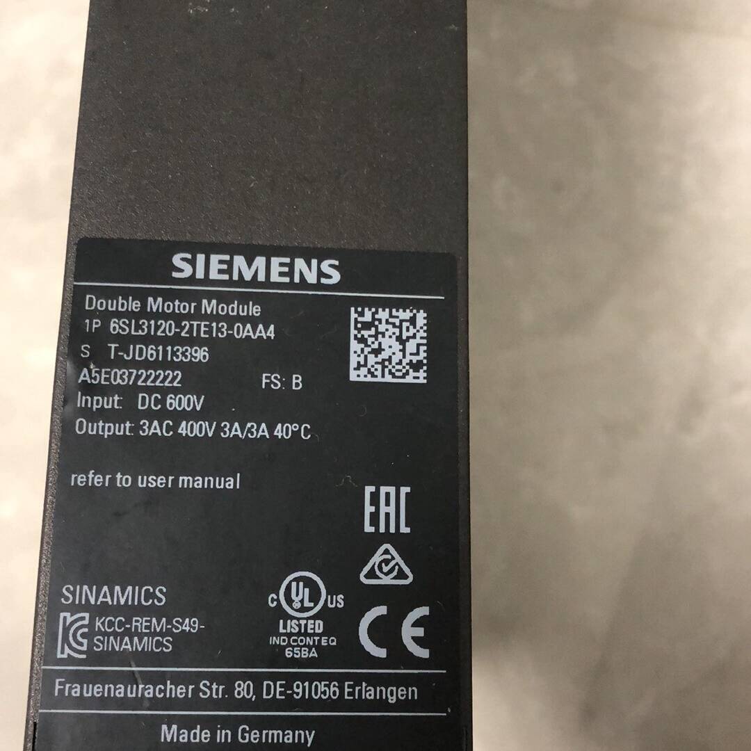 议价6SL3120-2TE13-0AA4驱动模块需要联系议适用