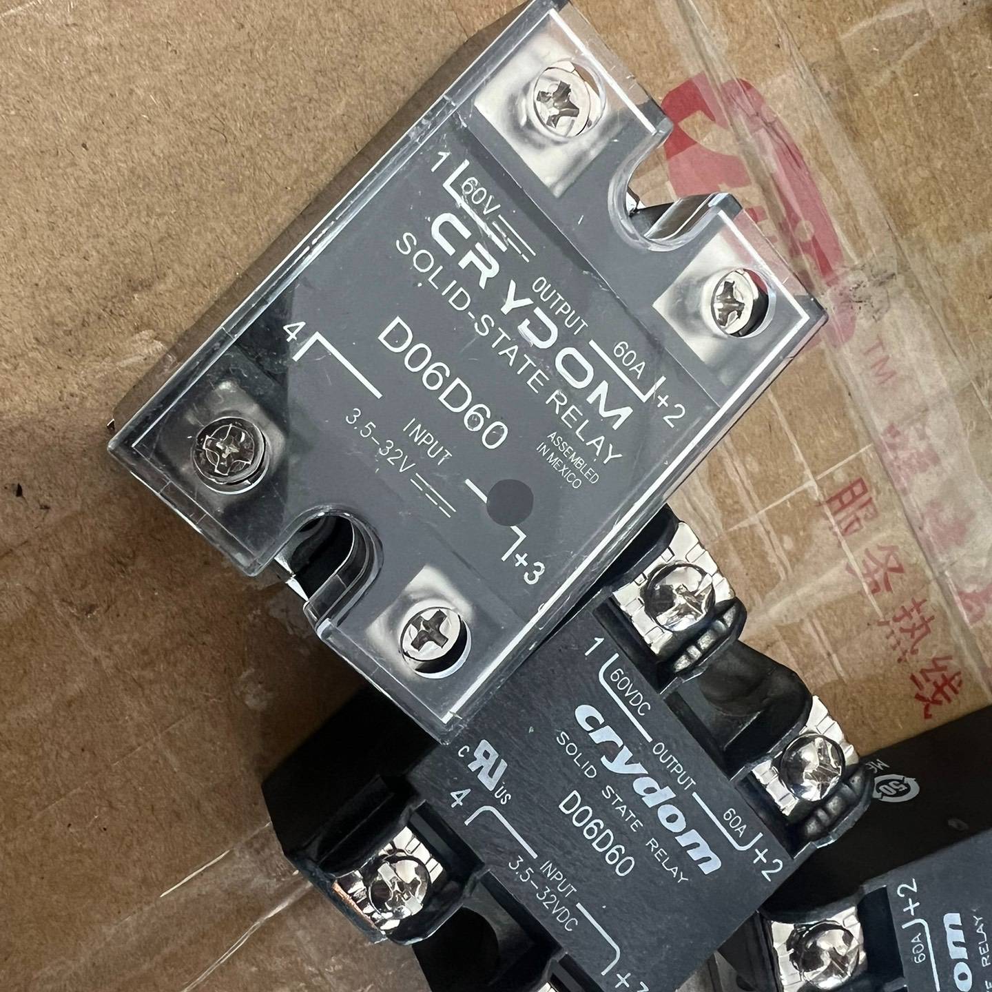 议价CRYDOM快达固态继电器60V60A D06D06适用