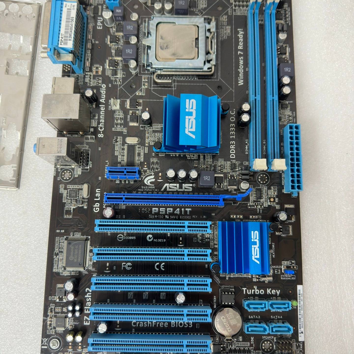 议价华硕P5P41T大板，DDR3独立显卡，板载5适用