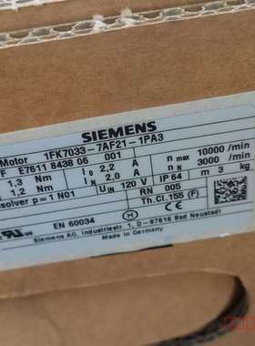 议价1FK7033-7AF21-1PA3伺服电机1FK70适用