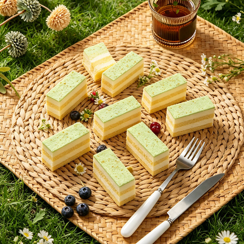 顺丰包邮慕斯长条小方块蛋糕商用