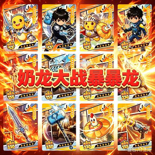 绘本大陆联动弹5奶龙大战垃圾怪