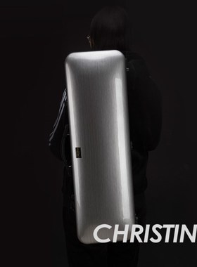 小提琴琴盒VB40-44 银灰色长方形小提琴盒 专业轻便易携带4/4