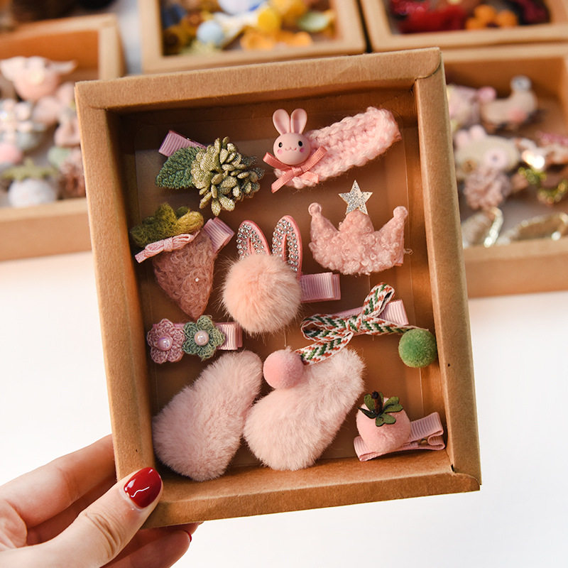 儿童发饰套装女童宝宝发夹可爱韩国公主发卡婴儿头饰甜仙女美礼盒,童装/婴儿装/亲子装,发饰,淘宝优惠券,粉丝福利购,淘宝优惠卷