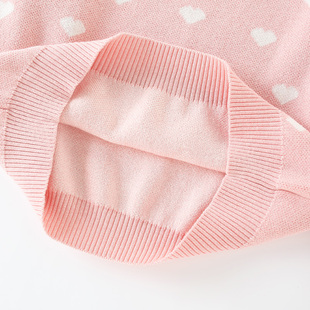 2020新款中大童儿童毛衣加绒加厚女童纯棉洋气针织衫套头圆领线衣