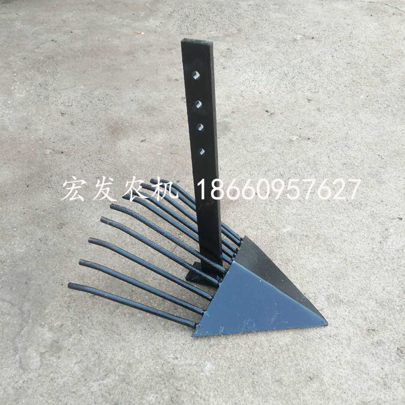 微耕机配件土豆红薯收获犁头小型简易地瓜收获机犁农用机具