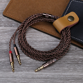 4.4双插头音频线左右声道1分2平衡线 2.5 双边头戴耳机升级线 3.5