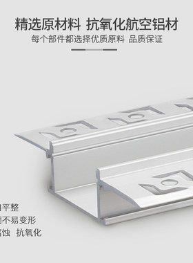 无边框led线条灯铝槽灯带嵌入式隐藏线性线形灯客厅背景无主创意