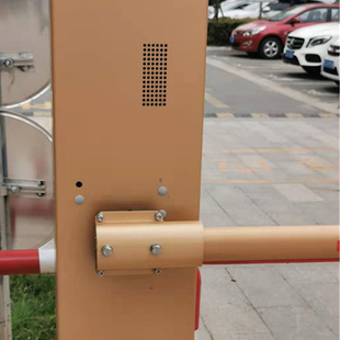 蓝卡道闸直杆椭圆胶条杆75蓝卡红门八角杆停车场小区门杆电动道闸