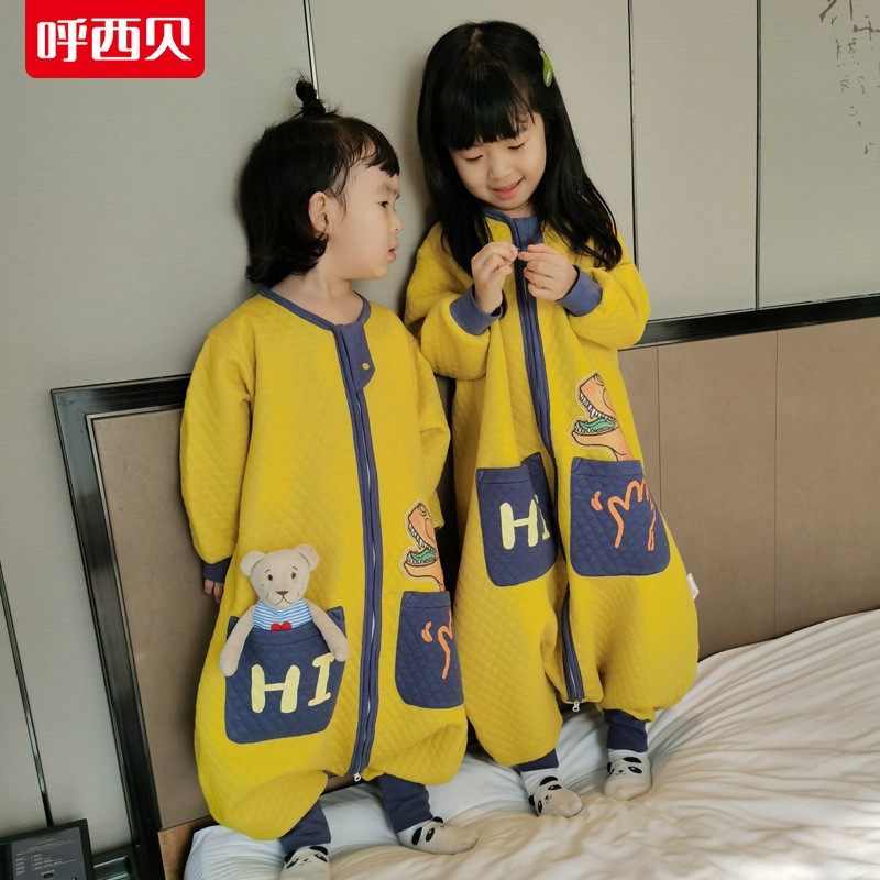 呼西贝男女宝宝婴儿大童分腿睡袋春秋冬四季通用纯薄棉连体防踢被,婴童用品,睡袋/防踢被,淘宝优惠券,粉丝福利购,淘宝优惠卷