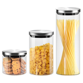 密封罐透明玻璃茶叶储物罐家用食品厨房杂粮收纳盒带盖小瓶子罐子