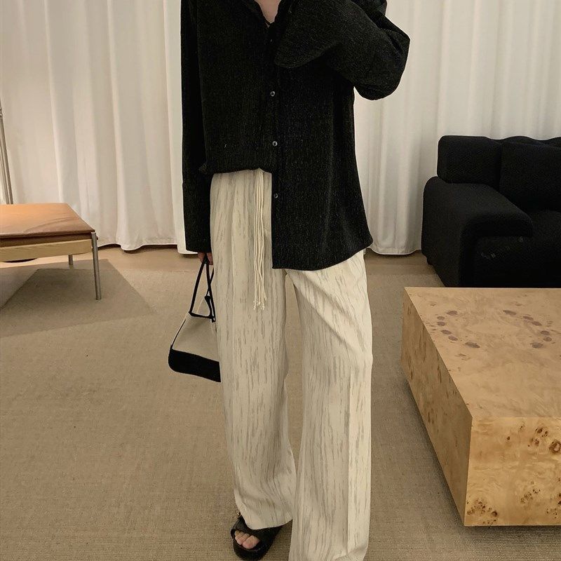 阿茶与阿古丝夜黑色银丝钩针衬衫男夏季薄款抽绳设计感休闲衬衣,男装,衬衫,淘宝优惠券,粉丝福利购,淘宝优惠卷