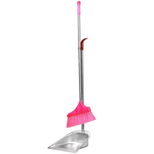 加厚不锈钢垃圾铲铁簸箕家用畚箕斗撮箕扫把套装扫帚组合高档商用