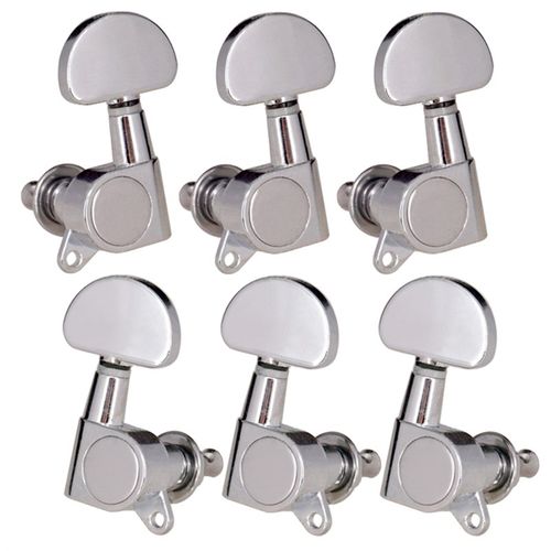 电吉他弦钮民谣吉他琴弦扭斜角全封闭大半圆手柄旋钮弦准上卷弦器