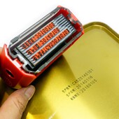 食品包装 机有效期保质期可调三排手动编号机 袋打印生产日期打码