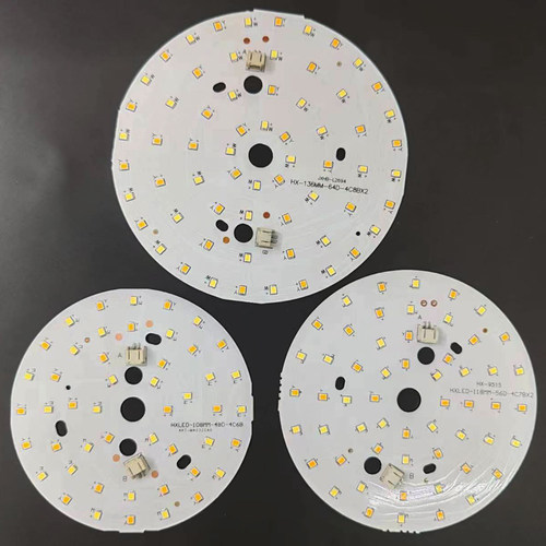 低压24伏二线三色LED并联灯芯双线双色灯板圆片 需要配驱动变压器
