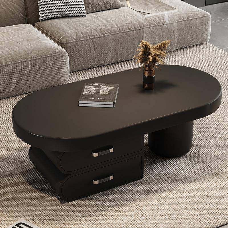 简约意式轻奢奶油茶几新款小户型客厅家用现代高级茶桌椭圆形网红,基础建材,脚轮/万向轮,淘宝优惠券,粉丝福利购,淘宝优惠卷