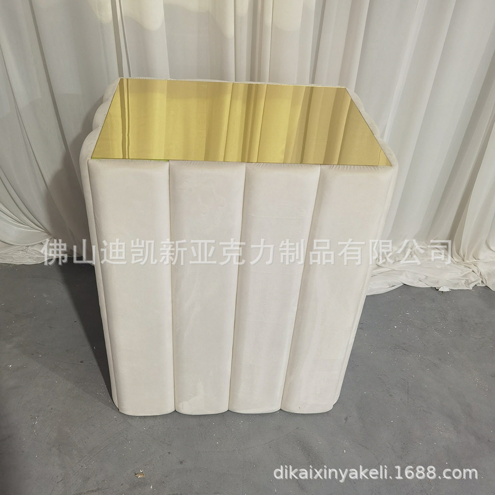 婚庆PVC亚克力方柱路引婚礼现场布置装饰-下单需咨询勿直拍